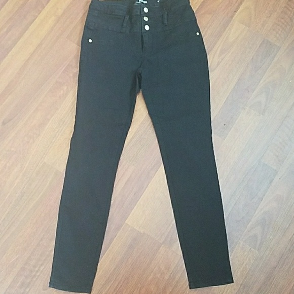 Charlotte Russe Denim - NWOT - HIGH WAISTED BLACK JEAN LEGGINGS